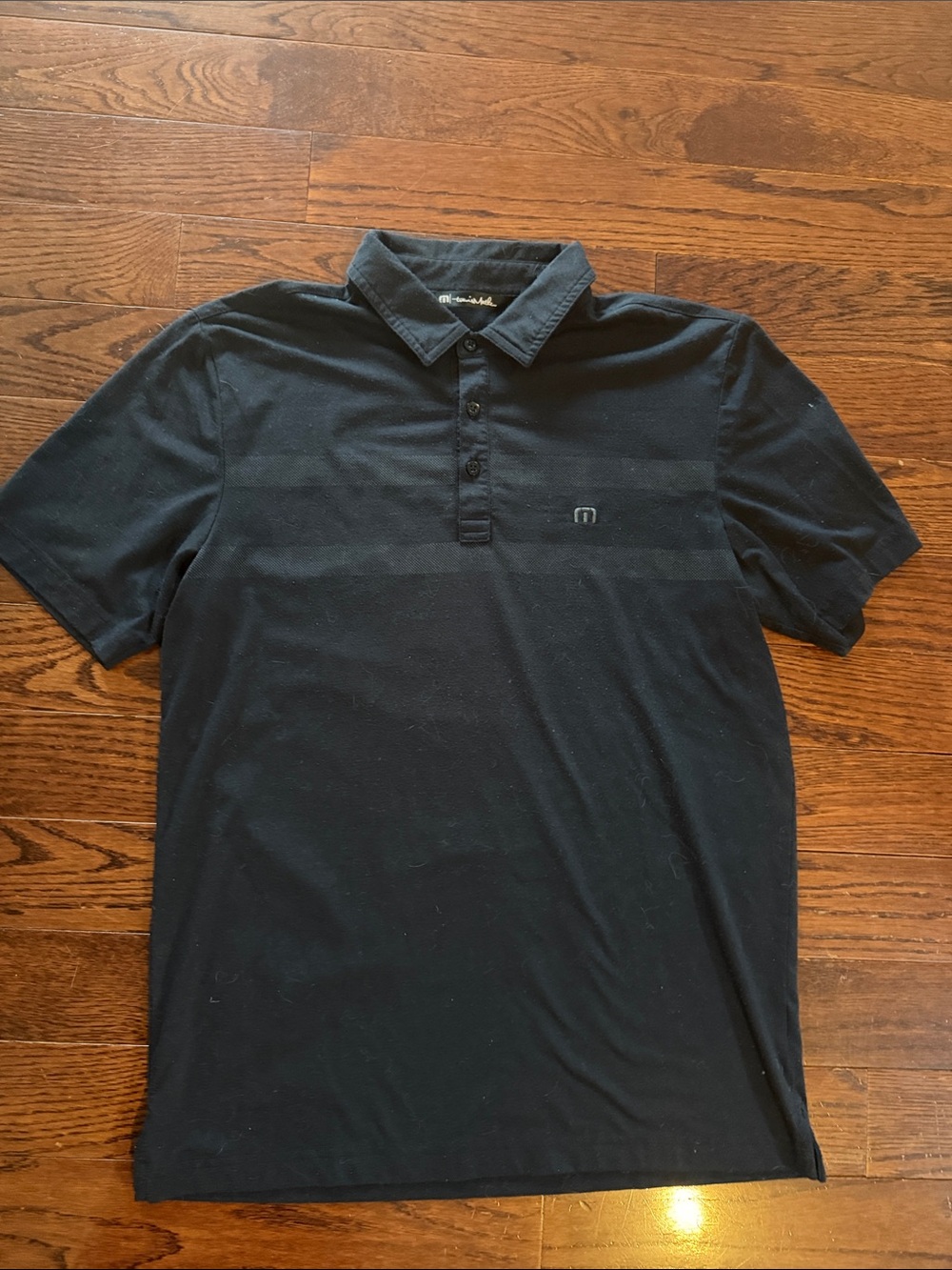 Travis Mathew Black Men's Polo Shirt